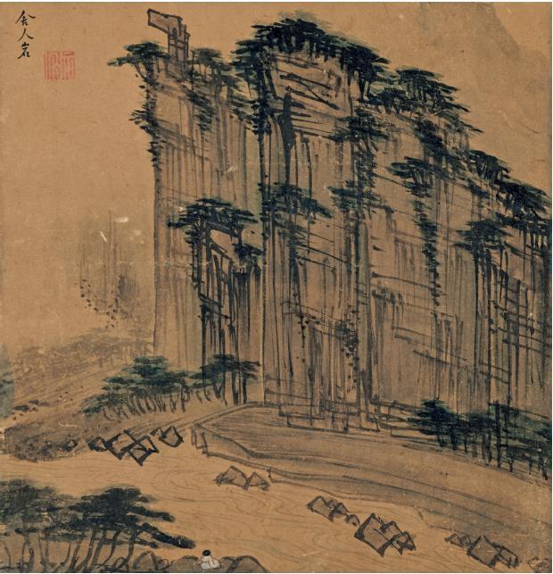 “Sainam” by Jeong Seon, 18th century (K Auction)