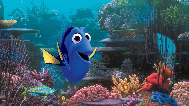 Dory (Ellen DeGeneres) is a wide-eyed, blue tang fish who suffers from memory loss and sets out to find her parents. (Walt Disney Studios Motion Pictures)