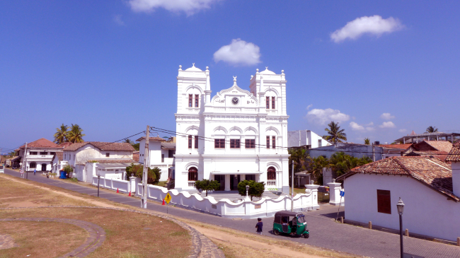 A colonial-era church in Galle in southern Sri Lanka (Joel Lee / The Korea Herald)