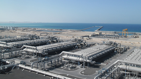 Desalination plant.