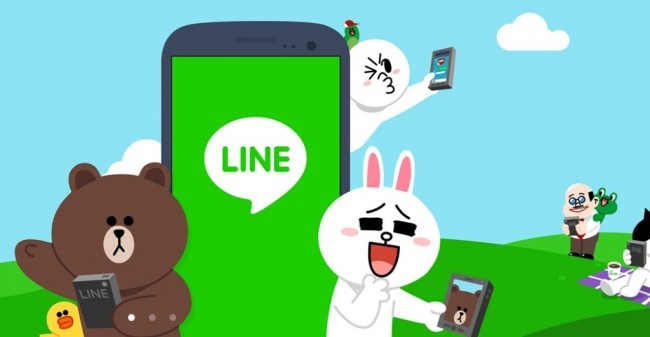 Characters from Naver’s messaging app, LINE