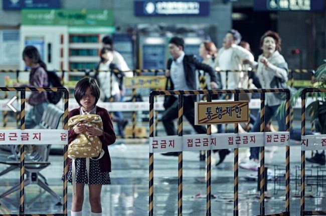 A scene from the summer thriller “Train to Busan” (Next Entertainment World)