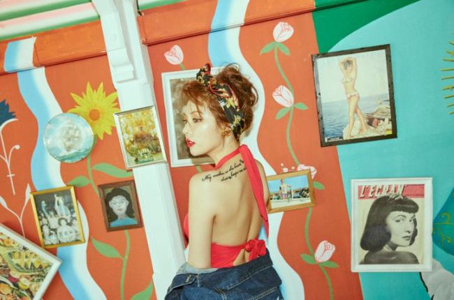 Singer-songwriter HyunA (Cube Entertainment)