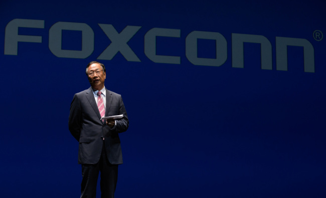 Foxconn chairman Terry Gou