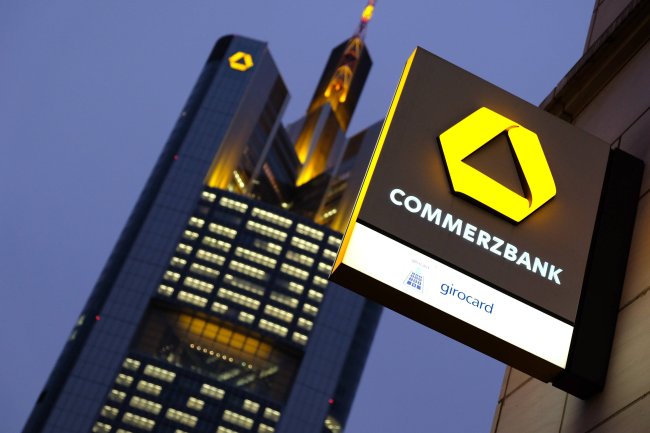 Commerzbank’s headquarters building in Frankfurt.