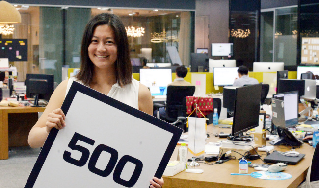 Elizabeth Yin, the head of Silicon Valley seed fund 500 Startups’ Mountain View accelerator.  The Investor / Chung Hee-cho