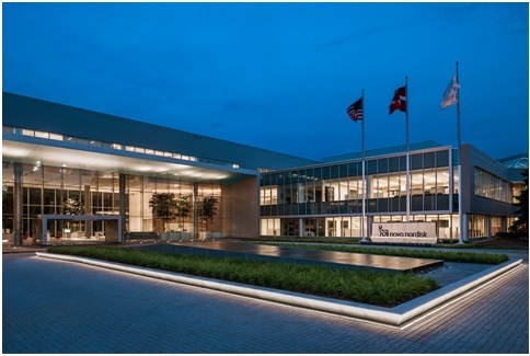 Novo Nordisk's North American headquarters. Hana Asset Management