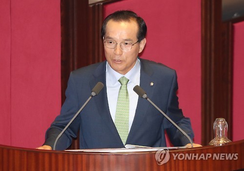 Rep. Kim Joong-ro of the minor People's Party (Yonhap)