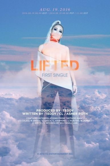 Poster for singer CL’s first US single “Lifted” (YG Entertainment)