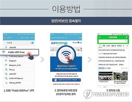 The Ministry of Science, ICT and Future Planning announces on Oct. 16, 2016, it will open 1,020 mobile hot spots in public places. (Yonhap)