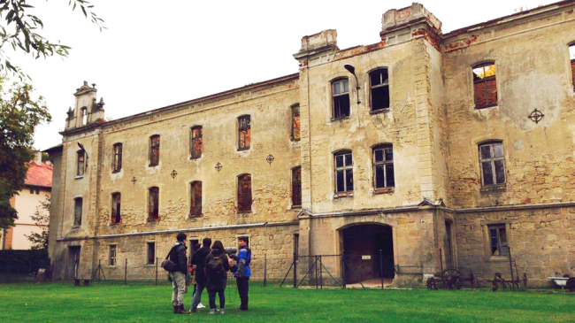 The orphanage in the village of Plakowice, now a rehabilitative center for Polish children suffering from epilepsy, mental disorders and physical disabilities (Chu Sang-mi)