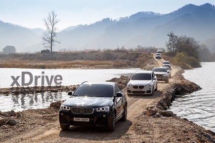 German luxury automaker BMW sports activity vehicles equipped with an xDrive four-wheel drive system. (BMW Korea)