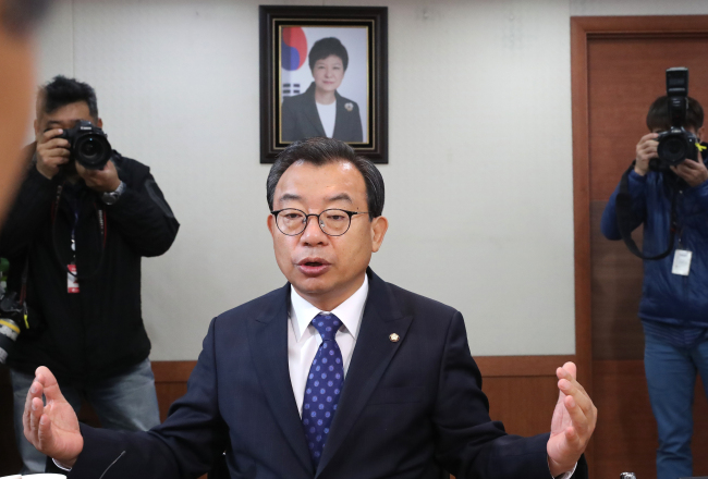 Saenuri Party leader Lee Jung-hyun (Yonhap)