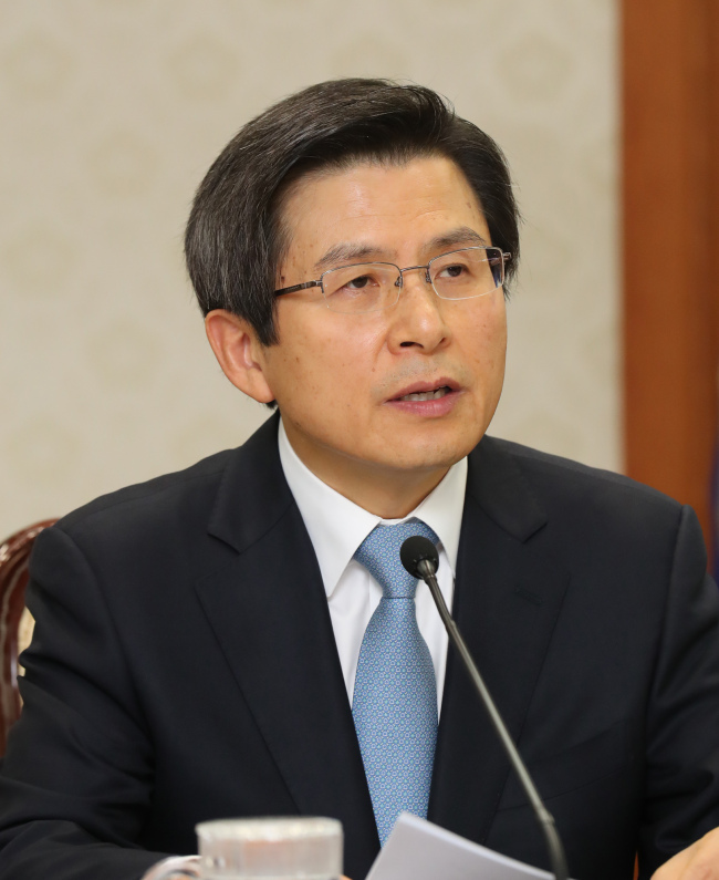 Prime Minister Hwang Kyo-ahn(Yonhap)