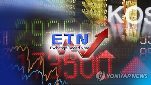 A computer-generated imagery of a exchange-traded note (ETN). (Yonhap)