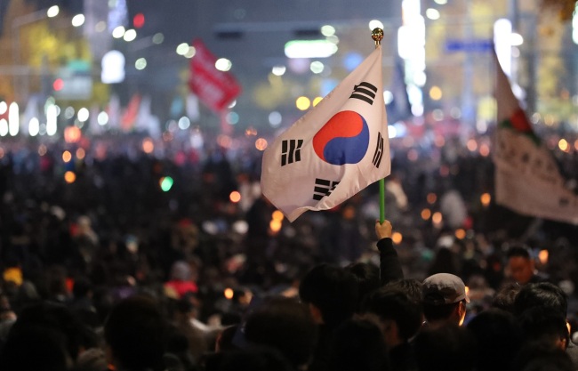 The Nov. 19 candlelight vigil in Seoul (Yonhap)