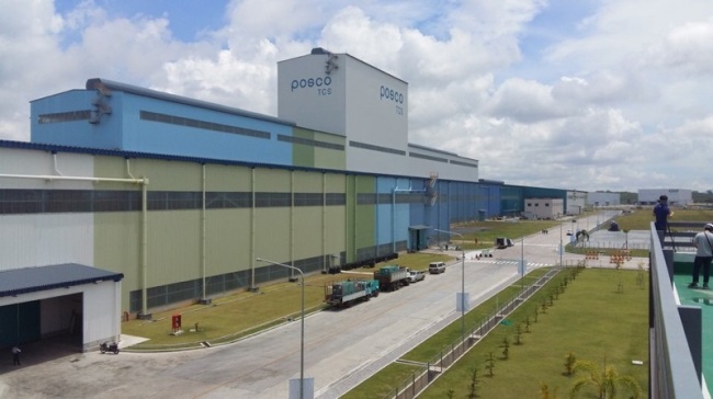 Posco’s continuous galvanizing line plant in Thailand (Posco)