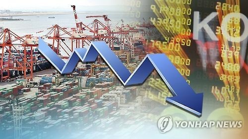 An image depicting the sluggish economic recovery in Korea (Yonhap)
