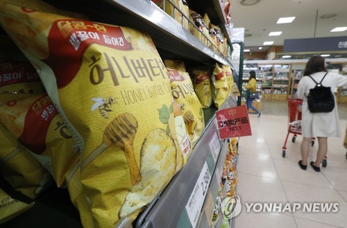 The confectionery market in Korea (Yonhap)