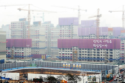 The construction business in Korea (Yonhap)