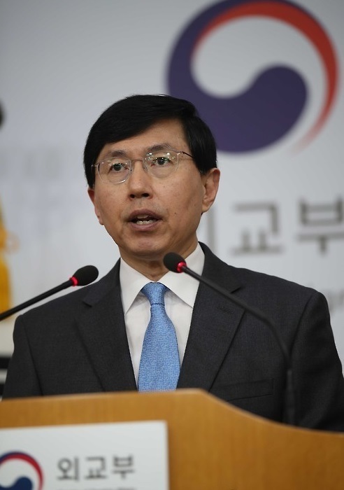 South Korean Foreign Ministry spokesman Cho June-hyuck (Yonhap)