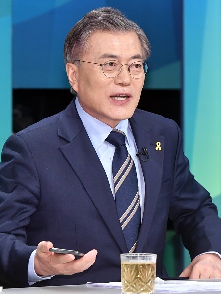 Moon Jae-in of the liberal Democratic Party (Yonhap)