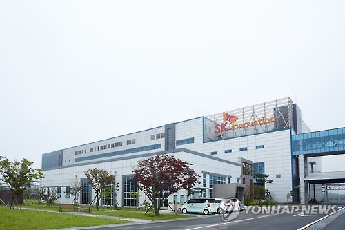 SK Innovation EV battery factory in Seosan, South Chungcheong Province (Yonhap)