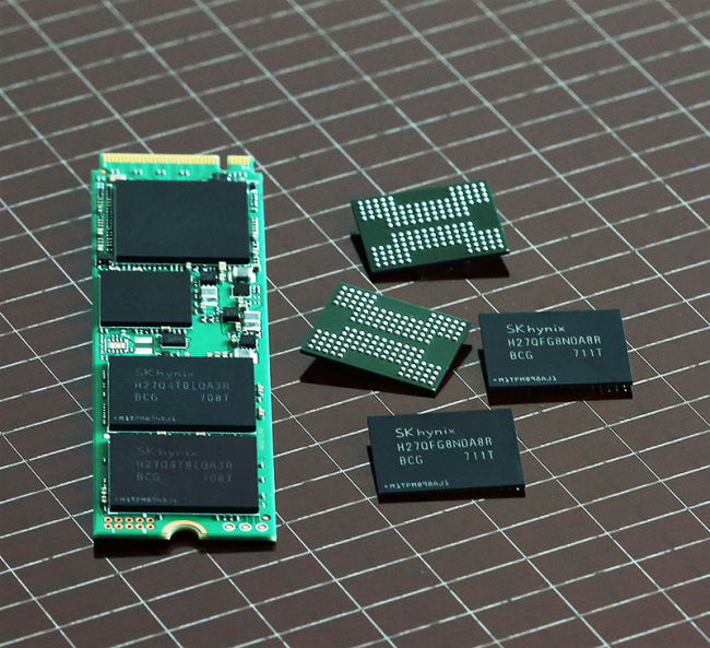 The 72-layer 3D NAND Flash chip (SK hynix)