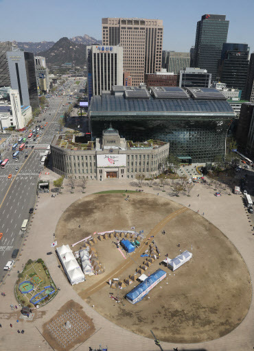 A view of Seoul Plaza (Yonhap)
