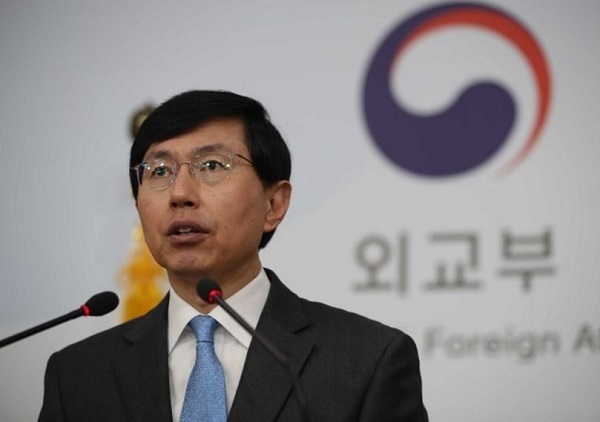 South Korean foreign ministry spokesman Cho June-hyuck (Yonhap)