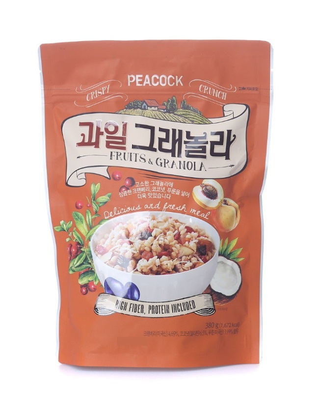 Fruits & Granola by Peacock is sold at E-mart (E-mart)