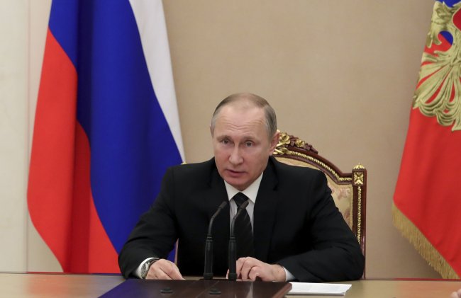 Russian President Vladimir Putin (AP/Yonhap Photo)