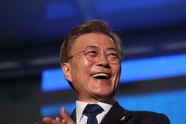 South Korea’s new President Moon Jae-in (Yonhap)