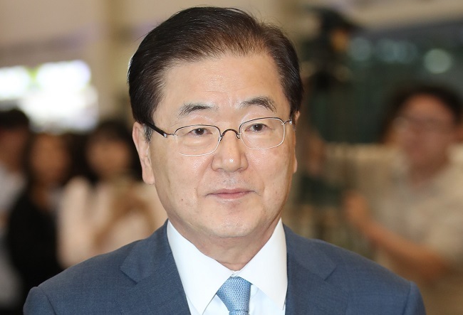 NSC chief Chung Eui-yong (Yonhap)