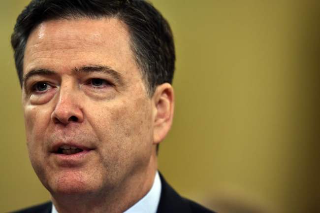 Former FBI Director James Comey (AFP-Yonhap)