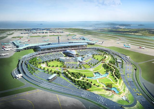 A mockup of Incheon International Airport's second terminal currently under construction (Incheon International Airport)