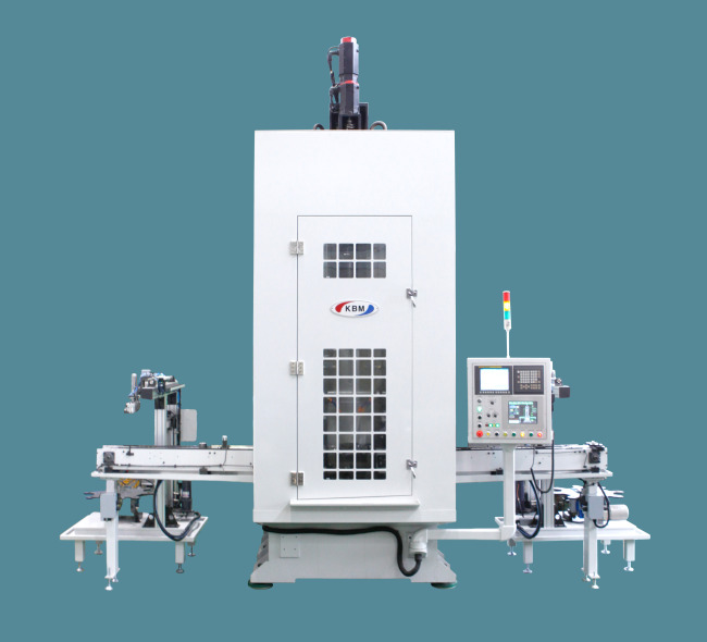 caption: A table lift type NC broaching machine by Korea Broach Manufacture(Korea Broach Manufacture)