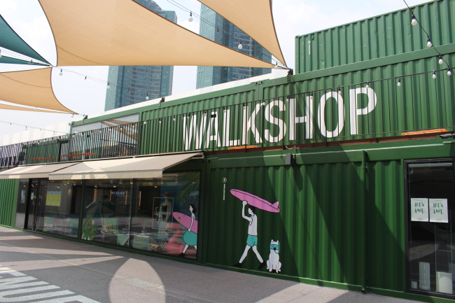 The Walkshop showcases products from local and small brands. (Kai Potter/ The Korea Herald)