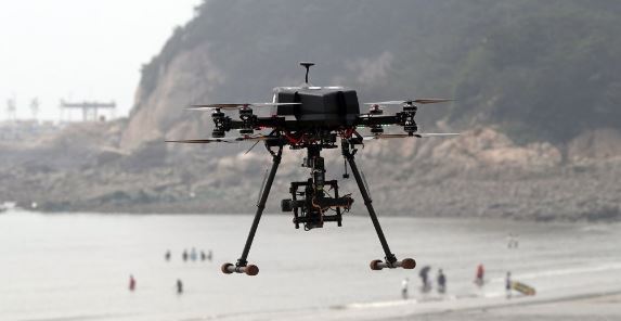 573px x 296px - Drone voyeur' arrested for filming naked bathers in Jeju