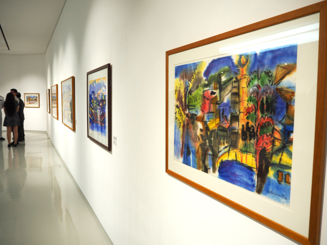 The exhibition “Ecuador Through My Dreams” runs at the Superior Gallery in Seoul through Aug. 31, featuring some 50 works of Ecuadorian artist Miguel Betancourt. (Joel Lee/The Korea Herald)
