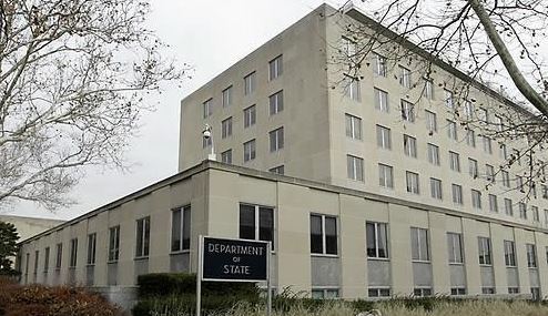 This file photo shows the U.S. Department of State in Washington. (Yonhap)