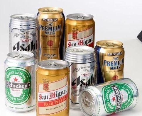 This photo provided by Lotte Mart, the discount store outlet of South Korea`s retail giant Lotte Group, on July 18, 2017, shows imported beers. (Yonhap)