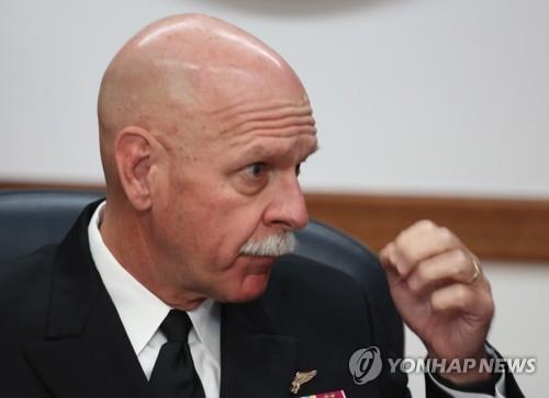 Adm. Scott Swift, commander of the US Pacific Fleet (Yonhap)