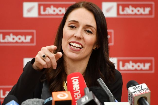 New Zealand's Labour party leader Jacinda Ardern speaks to the media after her first caucus meeting as Prime Minister-elect at Parliament in Wellington on October 20, 2017. New Zealand's prime minister-elect Jacinda Ardern promised 