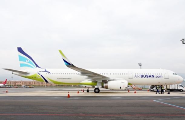 Air Busan`s A321-200 passenger jet (Yonhap)