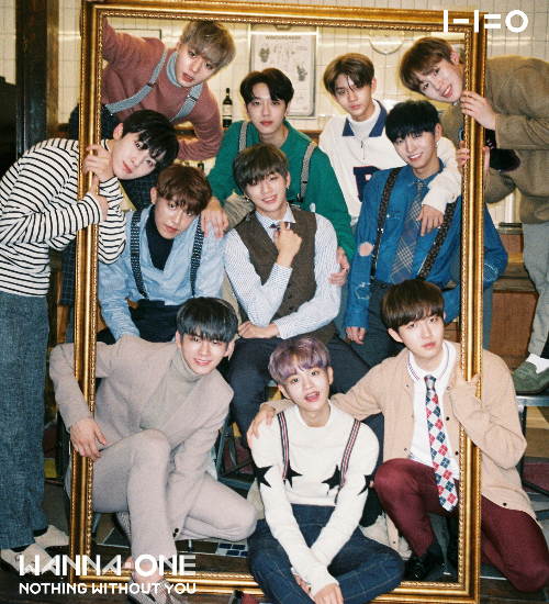 A poster for Wanna One’s “1-1=0 (Nothing Without You)” (YMC Entertainment)