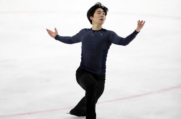 South Korean figure skater Lee June-hyoung practices at Mokdong Ice Rink in Seoul on Nov. 30, 2017, ahead of the national qualifying competition for the 2018 PyeongChang Winter Olympics. (Yonhap)