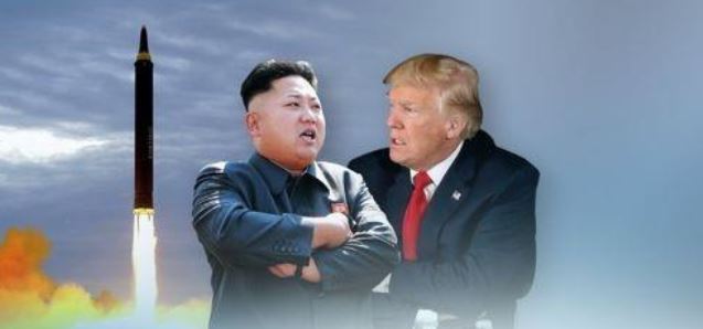 An image of North Korean leader Kim Jong-un (L) and U.S. President Donald Trump (Yonhap)