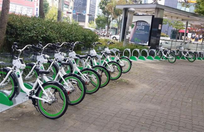 Seoul's public bike rental service 