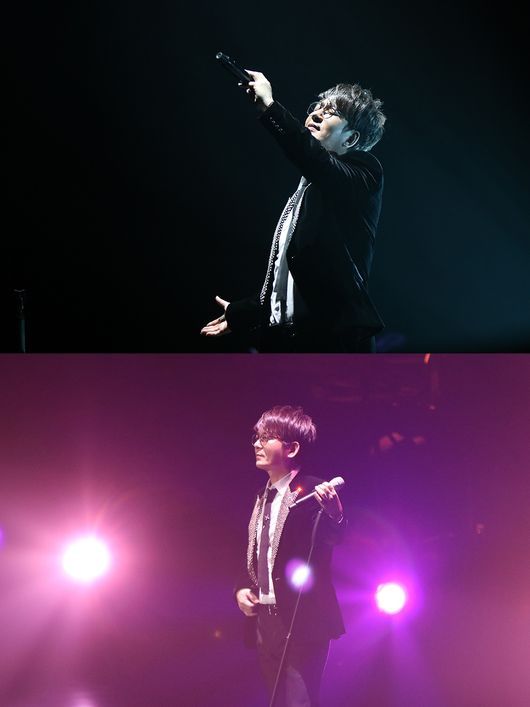 Shin Seung-hun performs at “2017 The Shin Seung-hun Show” (CJ E&M)